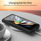 For Samsung Galaxy Z Fold4 5G Premium Hinged Folding Case - Coffee