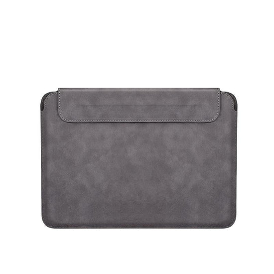 Lightweight Sheepskin Notebook Liner Bag - Deep Space Gray 14.1-15.4 Inch