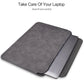 Lightweight Sheepskin Notebook Liner Bag - Deep Space Gray 14.1-15.4 Inch