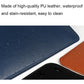 Leather Laptop Liner Bag - 14.1-15.4 Inches With Stand Function - Sapphire Blue