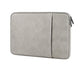 Waterproof Double Layer Laptop Liner Bag - Fits 14.1-15.4 Inches - Light Gray
