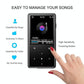 16Gb Portable Bluetooth Mp3 / Mp4 Music Player Black - 16Gb