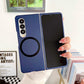 For Samsung Galaxy Z Fold4 5G Shockproof Magnetic Phone Case - Skin Protection - Black
