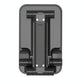 Portable 2 In 1 Wireless Charging Stand Double Charge - Black