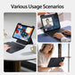 Black Magnetic Bluetooth Keyboard Tablet Case - For Ipad 10.2 2019/2020/2021/Air 2019/Pro 10.5 Inch 2017