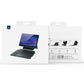 Black Magnetic Bluetooth Keyboard Tablet Case - For Ipad 10.2 2019/2020/2021/Air 2019/Pro 10.5 Inch 2017