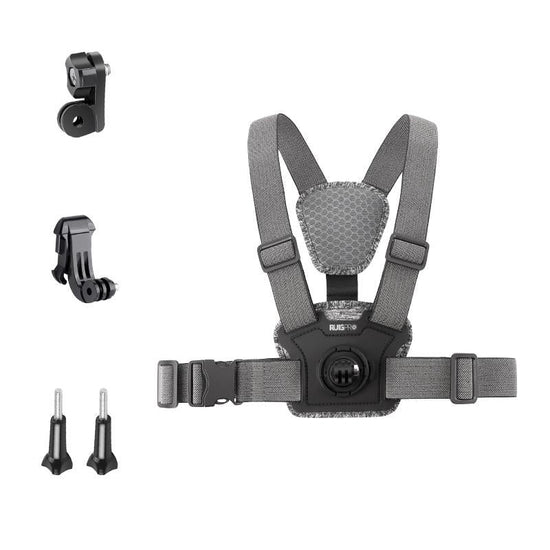 Adjustable Chest Strap with Mount and Screw - 4 In 1