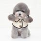 Dog Shawl Saliva Towel Scarf Pet Bow Tie Jewelry Accessories - Size L - Khaki