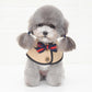 Dog Shawl Saliva Towel Scarf Pet Bow Tie Jewelry Accessories - Size L - Khaki