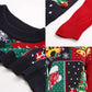 Women Small Snowflake Christmas Knit Sweater - Size L Dark Blue