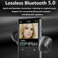 16Gb Portable Bluetooth Mp3 / Mp4 Music Player Black - 32Gb