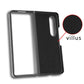 For Samsung Galaxy z Fold4 5G Leather Wristband Phone Case - Back Cover - Black