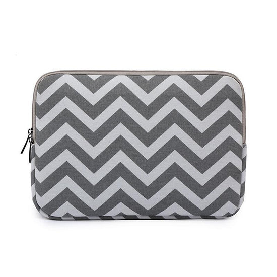 13 Wavy Pattern Notebook Liner Bag - Wavy Design - Gray
