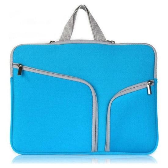 10-Inch Multi-Pocket Laptop Liner Bag For Diving Material - Blue