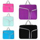 10-Inch Multi-Pocket Laptop Liner Bag For Diving Material - Blue