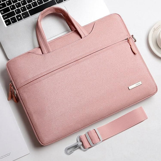 16.1 Inch Inner Bag With Shoulder Strap For Handbag Or Laptop - Pink
