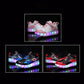 Rechargeable Light Wheel Skating Shoes for Kids - Size 34 Two-wheeled - Pink