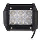 18W 6 Led White Light Floodlight Engineering Lamp / Waterproof Ip67 Suvs Light Dc 10 - 30V Black