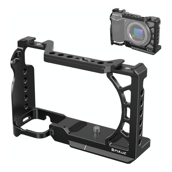 Metal Camera Cage For Sony A6500 / A6400 / A6300 / A6000 - Stabilizer Rig Black
