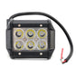 18W Cree 6 Led White Light Condenser Engineering Lamp / Waterproof Ip67 Suvs Light Dc 10 - 30V Black