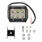18W Cree 6 Led White Light Condenser Engineering Lamp / Waterproof Ip67 Suvs Light Dc 10 - 30V Black