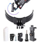 Foldable Action Camera Helmet Mount Kit with j Hook and Phone Clamp
