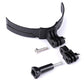 Foldable Action Camera Helmet Mount Kit with j Hook and Phone Clamp