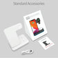 3 In 1 Magnetic Wireless Charger With Touch Ring Light - Black
