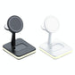 15W Wireless Fast Charger With 360° Rotating Holder - Black