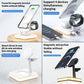 15W Wireless Fast Charger With 360° Rotating Holder - Black