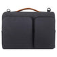 Waterproof Nylon Laptop Handbag With Trolley Strap - Fits 13-14 Inch Laptops - Black