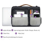 Waterproof Nylon Laptop Handbag With Trolley Strap - Fits 13-14 Inch Laptops - Black