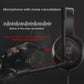 Adjustable Gaming Headset With Mic Black