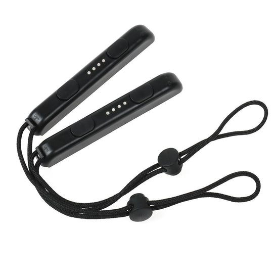 Joy Con Wrist Lanyard Pair for Nintendo Switch Gaming - Black