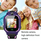 Children Phone Watch Smart Positioning Full Touch Screen Student Watch - Purple
