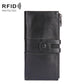Women Leather Rfid Wallet - Sleek & Secure - Red