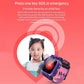 1.44 Inch 360-Degree Rotating Positioning Camera Smart Waterproof Children Calling Watch - Purple