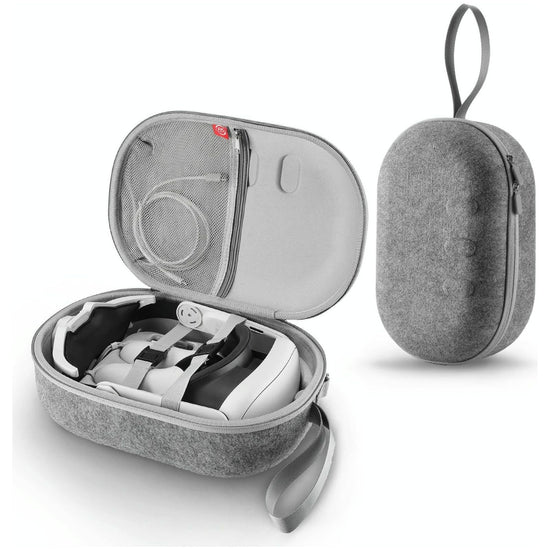 Protective Vr Storage Bag For Apple Vision Pro / Meta Quest 3 Glasses - Grey