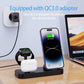4 In 1 Charging Stand For Apple Watch And Airpods - Black