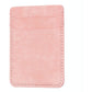 Frosted Card Bag Sticker For Mobile Phones - Pink