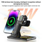 15W 3 In 1 Foldable Wireless Charger - White