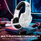 Pro Gaming Headset With Mic 2.1M Cable - Black White