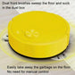 Smart Usb Charging Robot Vacuum for Family Cleaning - White