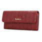 Large Capacity Magnetic Clutch Wallet for Women - Brown
