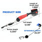 Portable Golf Club Brush - Retractable - Gray