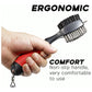 Portable Golf Club Brush - Retractable - Gray