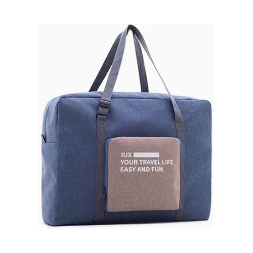 Waterproof Travel Bag For Women And Unisex Luggage - Large Capacity - Navy