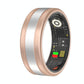 Smart Ring With Heart Rate Blood Oxygen Sleep & Sports Modes - R18 Size 8 - Gold
