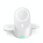 3 In 1 Magnetic Wireless Charging Bracket For Smartphone Iwatch Airpods - White
