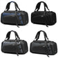 Separate Wet / Dry Large Gym Bag - Black